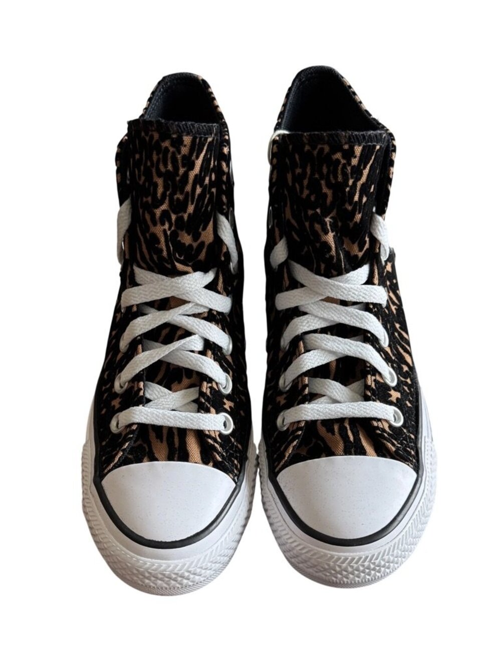 Converse Chuck Taylor All Star Hi Leopard Print Sneakers Womens 6 Mens 4 NWT - Picture 6 of 15